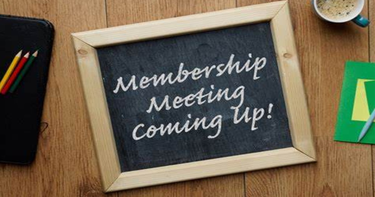 Members Meeting coming up